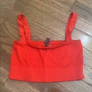 Free people cropped bra tank